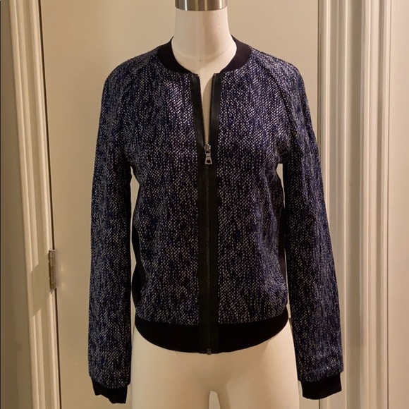 Elie Tahari Jackets & Blazers - 🎉 HPx3 🎉 Elie Tahari Tweed Bomber Jacket